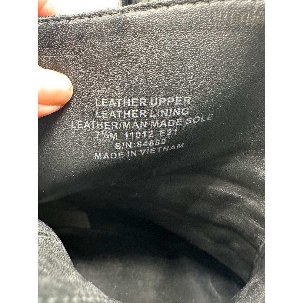 TORY BURCH HEELED ANKLE ZIP UP SIERRA ANTIK PERFECT BLACK BOOTIES SIZE US 7.5 - Picture 6 of 7